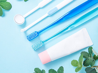 フッ化物塗布を表す画像